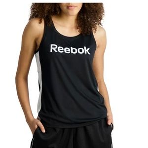 Reebok Women's Courtside Basketball Performance Tank Black Sz XS New